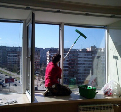 Мытье окон в однокомнатной квартире Радужный